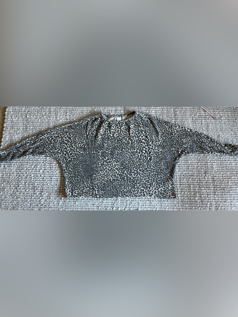H&M Black & White Leopard Print Sweater